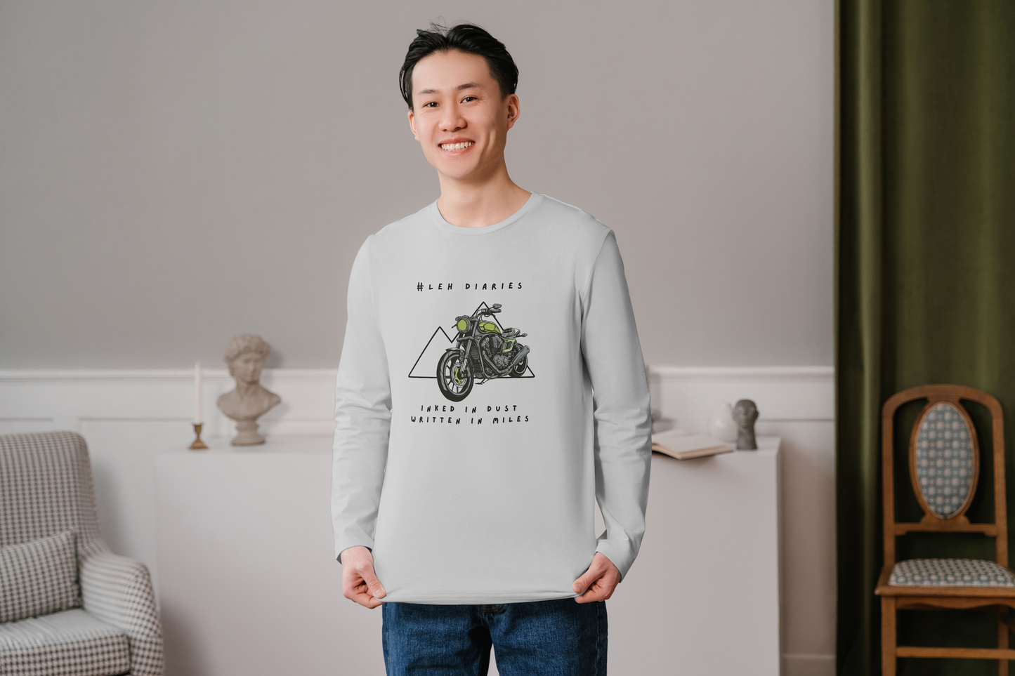 Leh Diaries Grey T-Shirt – ZVRØ Originals | Buy on Shophopp