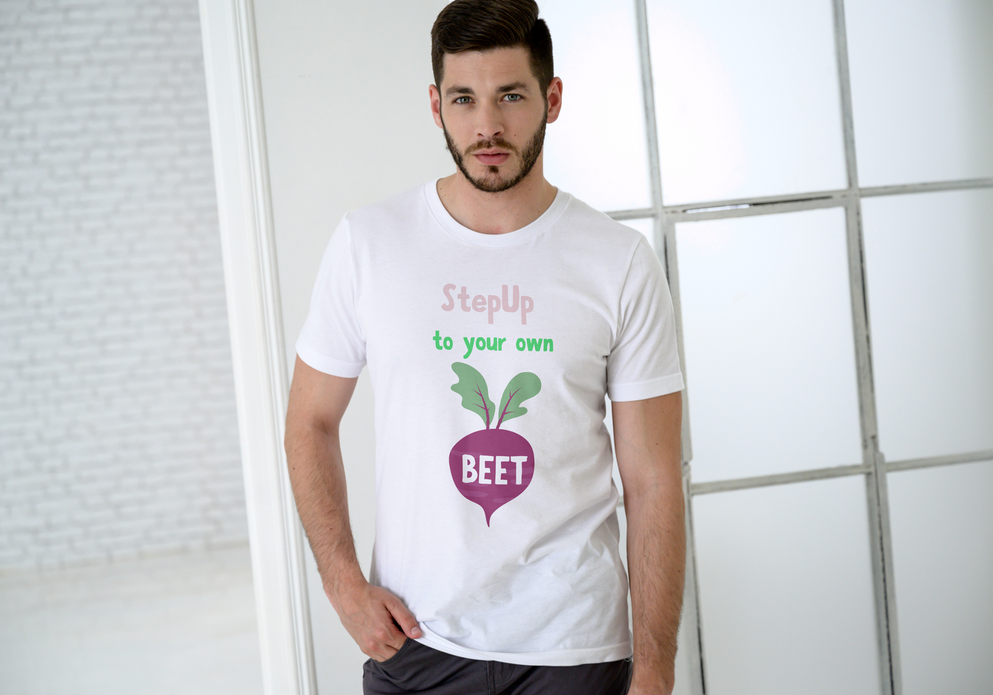 Step Up to the Beet – ZVRØ Unisex Classic Crew T-Shirt