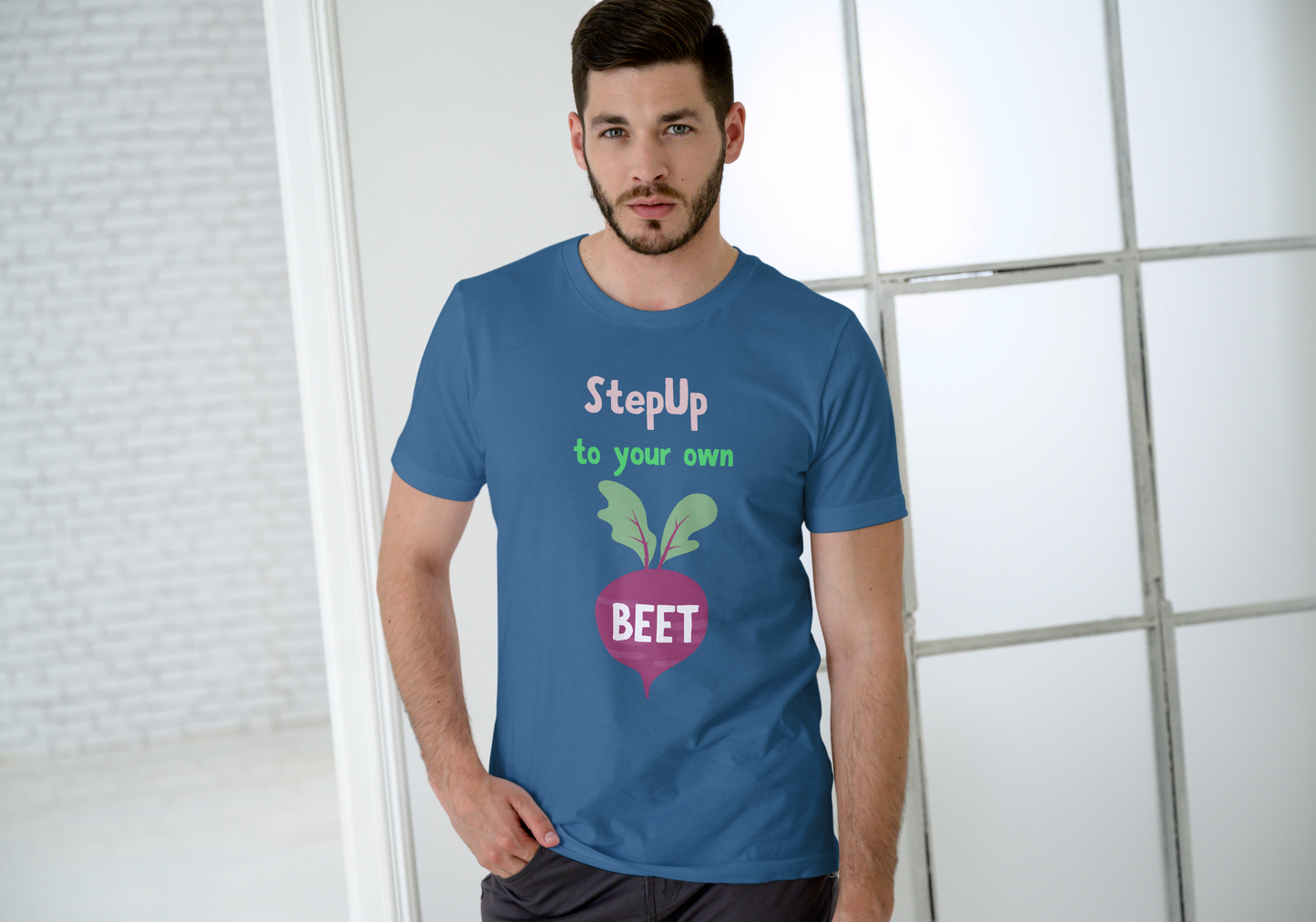 Step Up to the Beet – ZVRØ Unisex Classic Crew T-Shirt