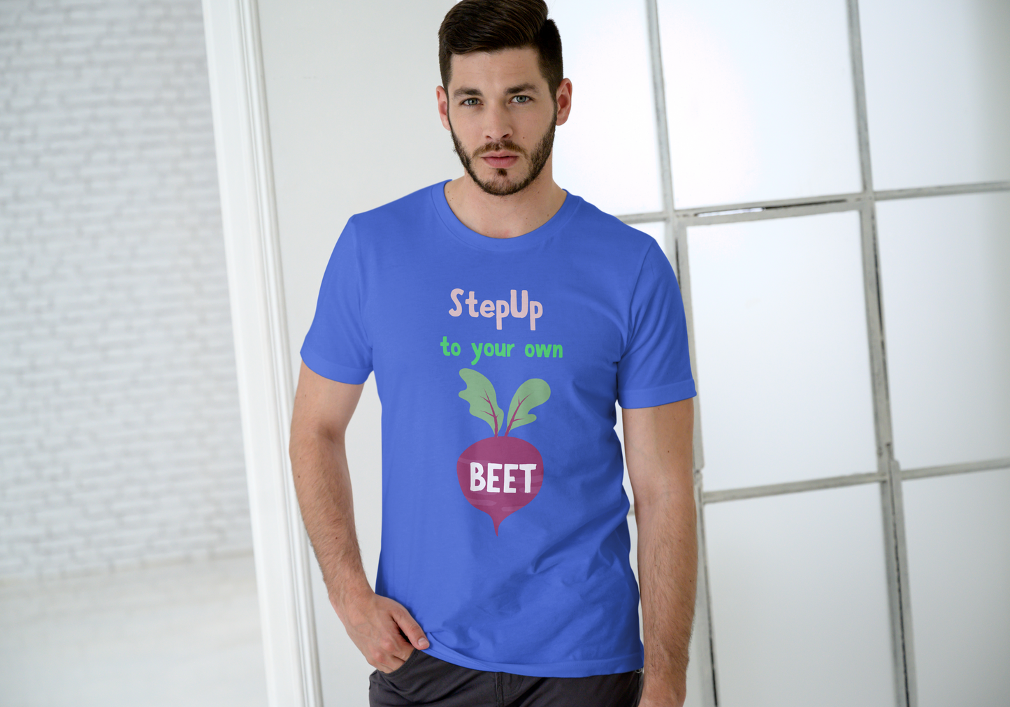 Step Up to the Beet – ZVRØ Unisex Classic Crew T-Shirt