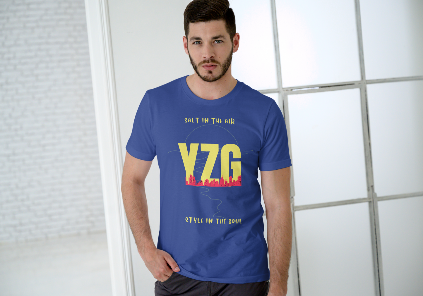 YZG Unisex Oversized T-Shirt – Salt in Sea, Style in Soul | ZVRØ x Vizag