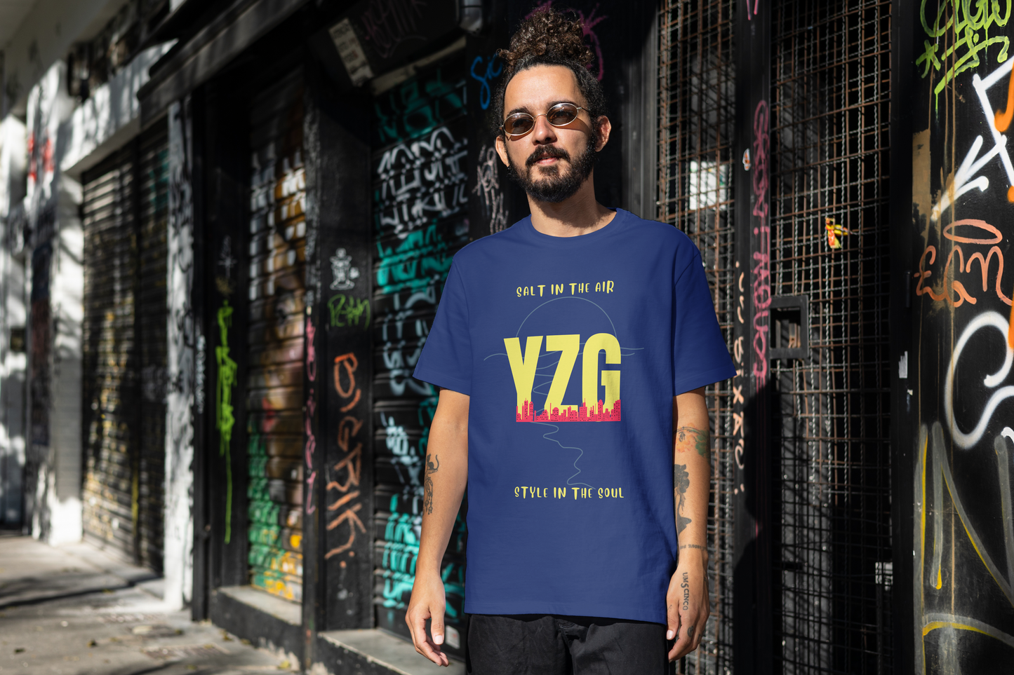YZG Unisex Oversized T-Shirt – Salt in Sea, Style in Soul | ZVRØ x Vizag