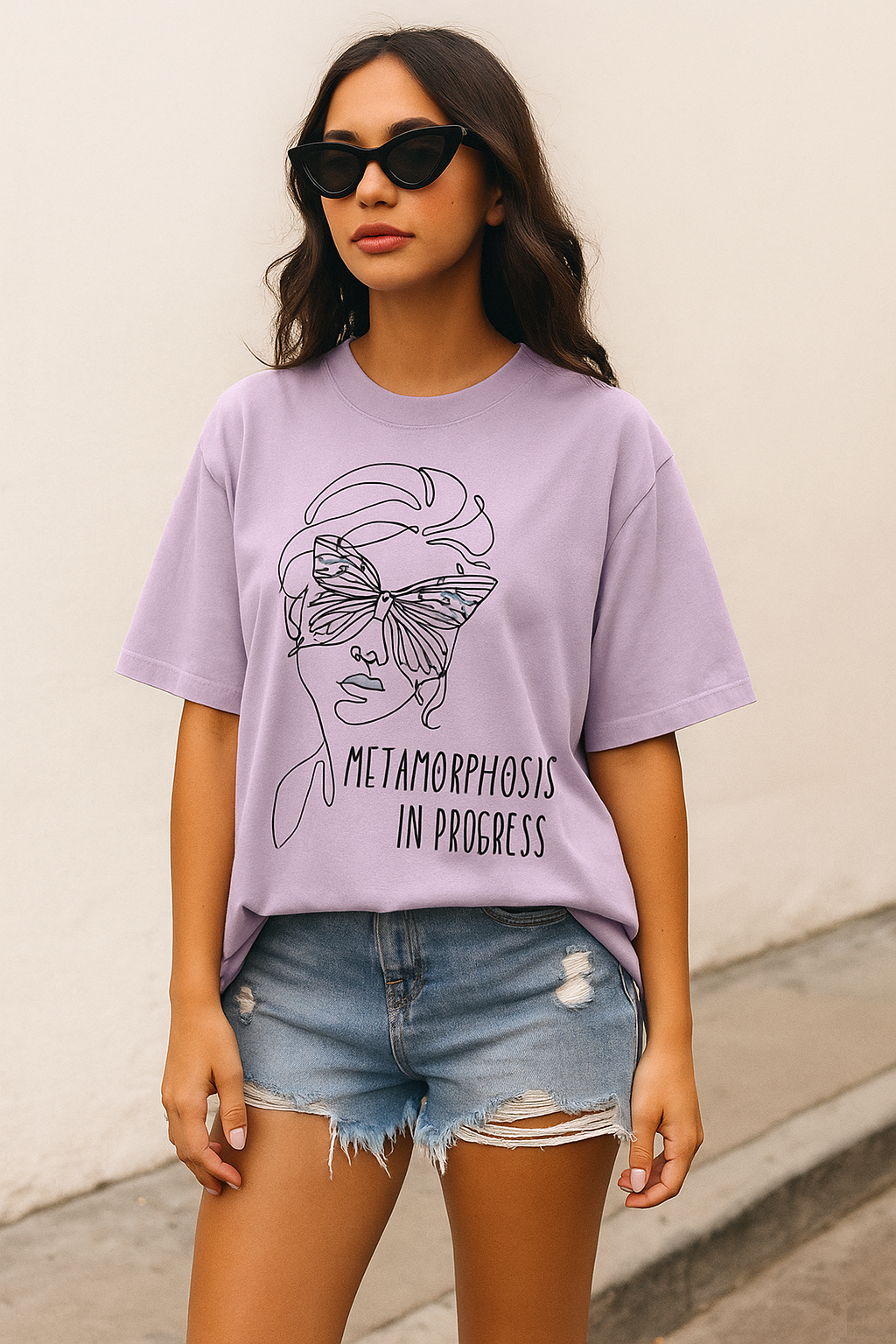 ZVRØ “Metamorphosis in Progress” Oversized Graphic Tee – Multiple Colors