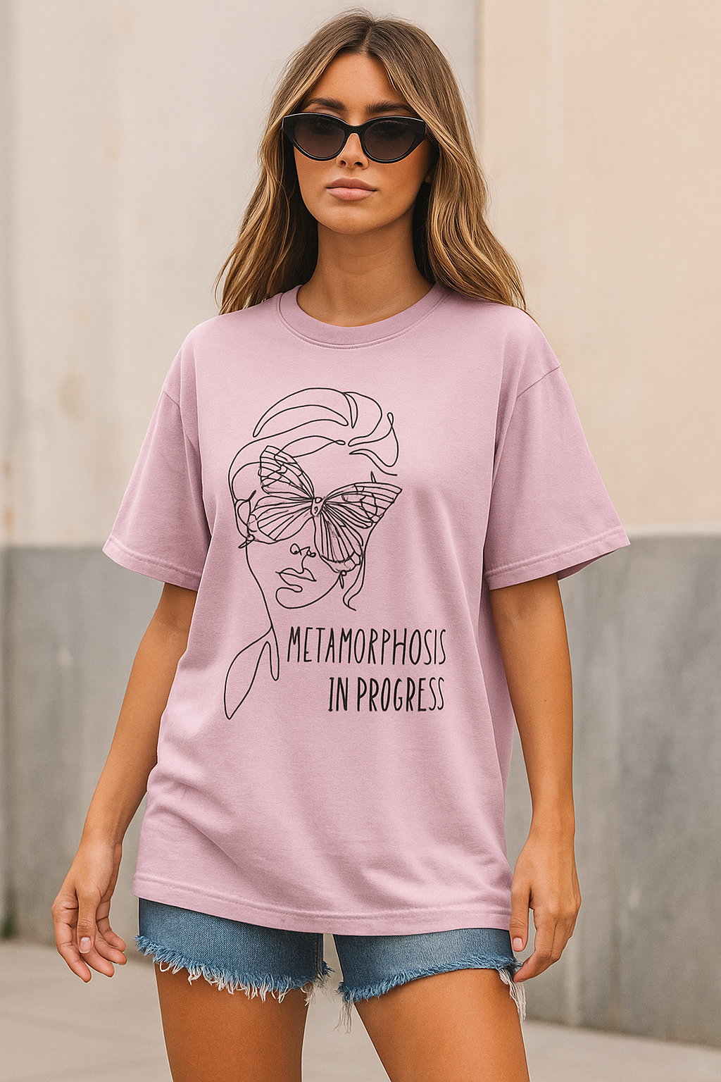 ZVRØ “Metamorphosis in Progress” Oversized Graphic Tee – Multiple Colors