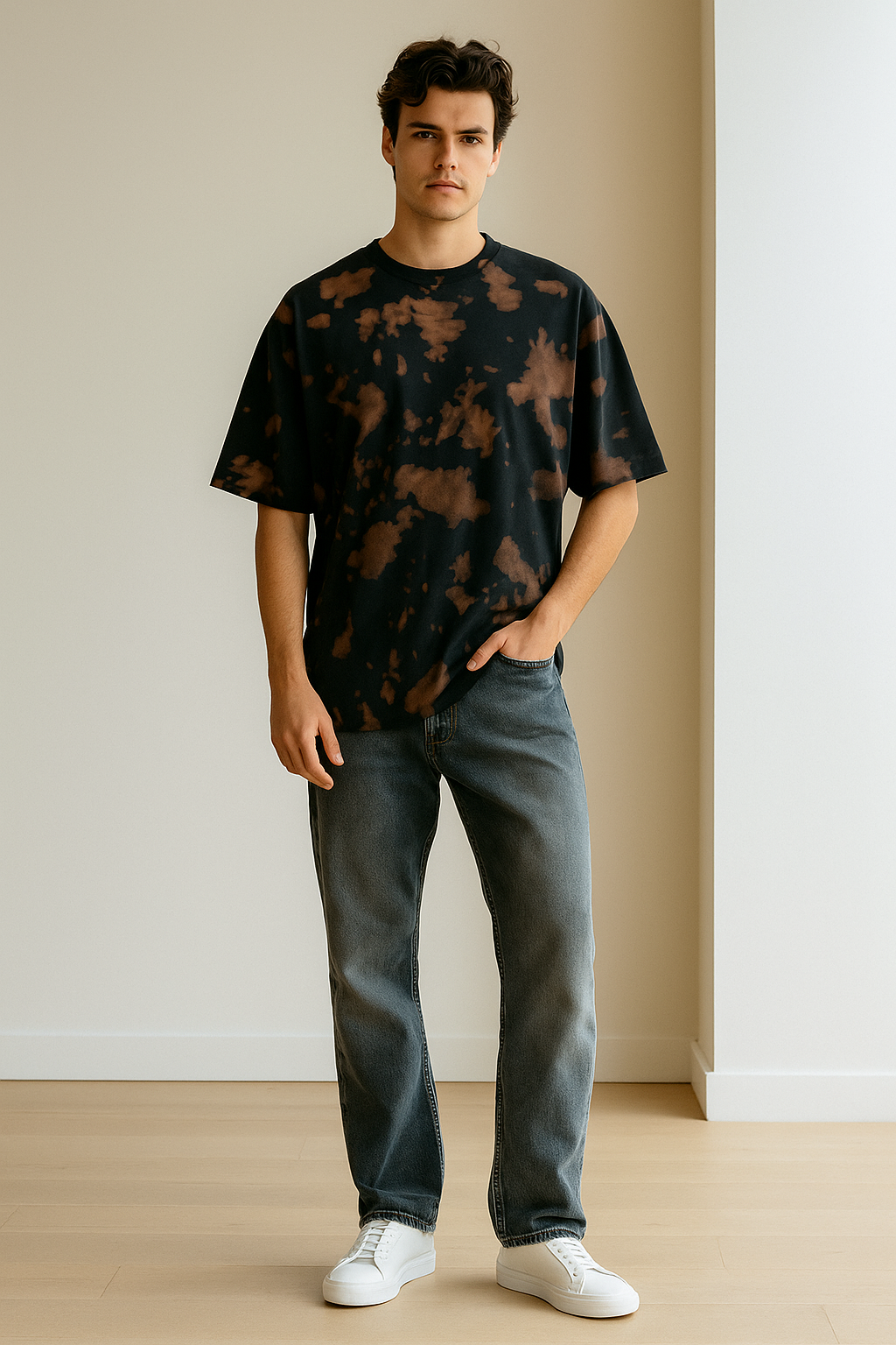 ZVRØ Unisex Oversized Tie-Dye Tee – Streetwear Essential