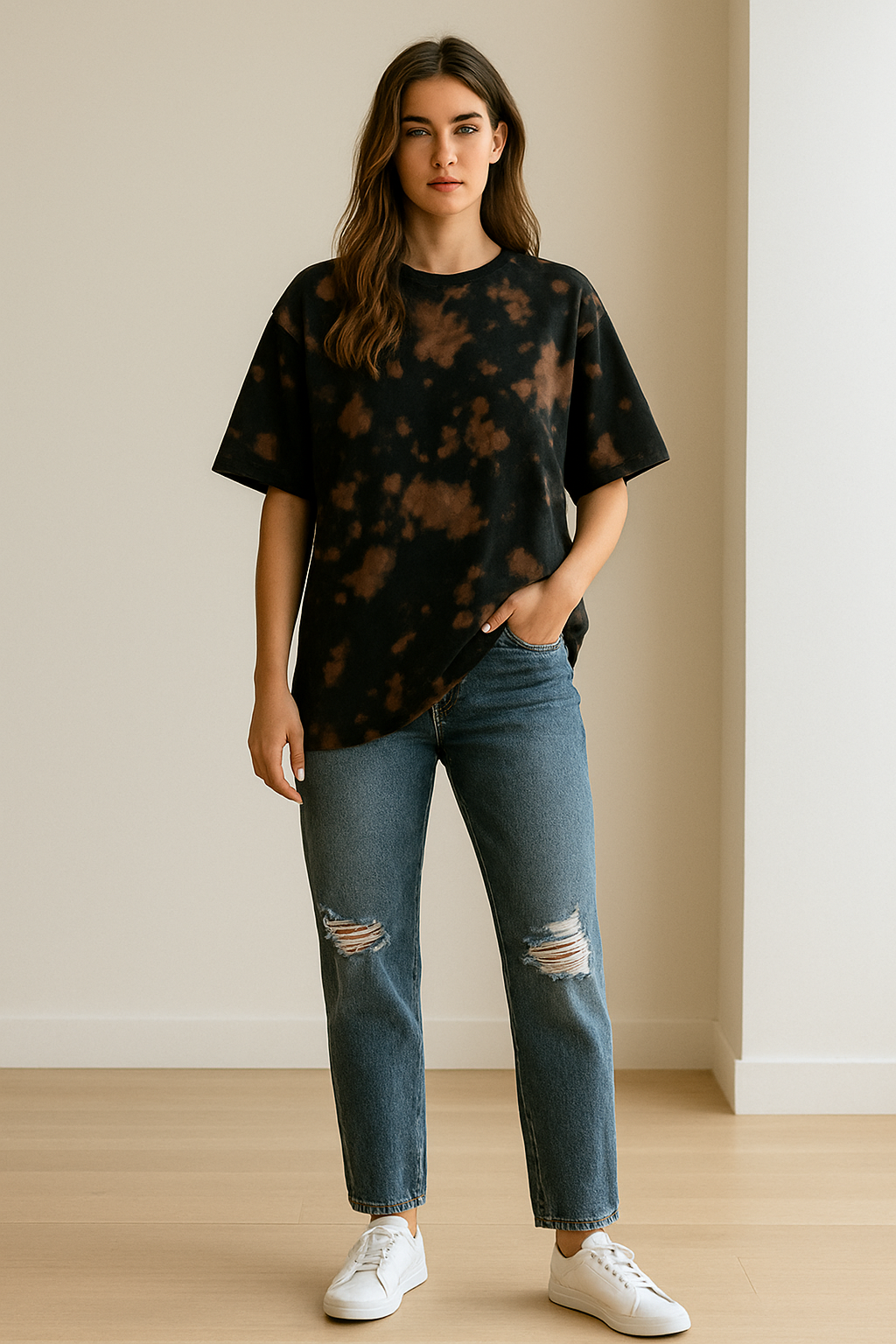 ZVRØ Unisex Oversized Tie-Dye Tee – Streetwear Essential