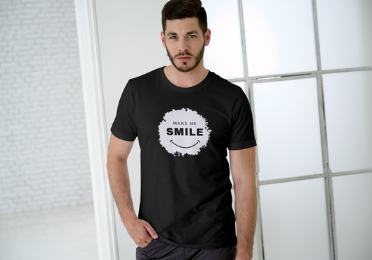 ZVRØ – Make Me Smile - Smiley Tee (Classic Black Crew)