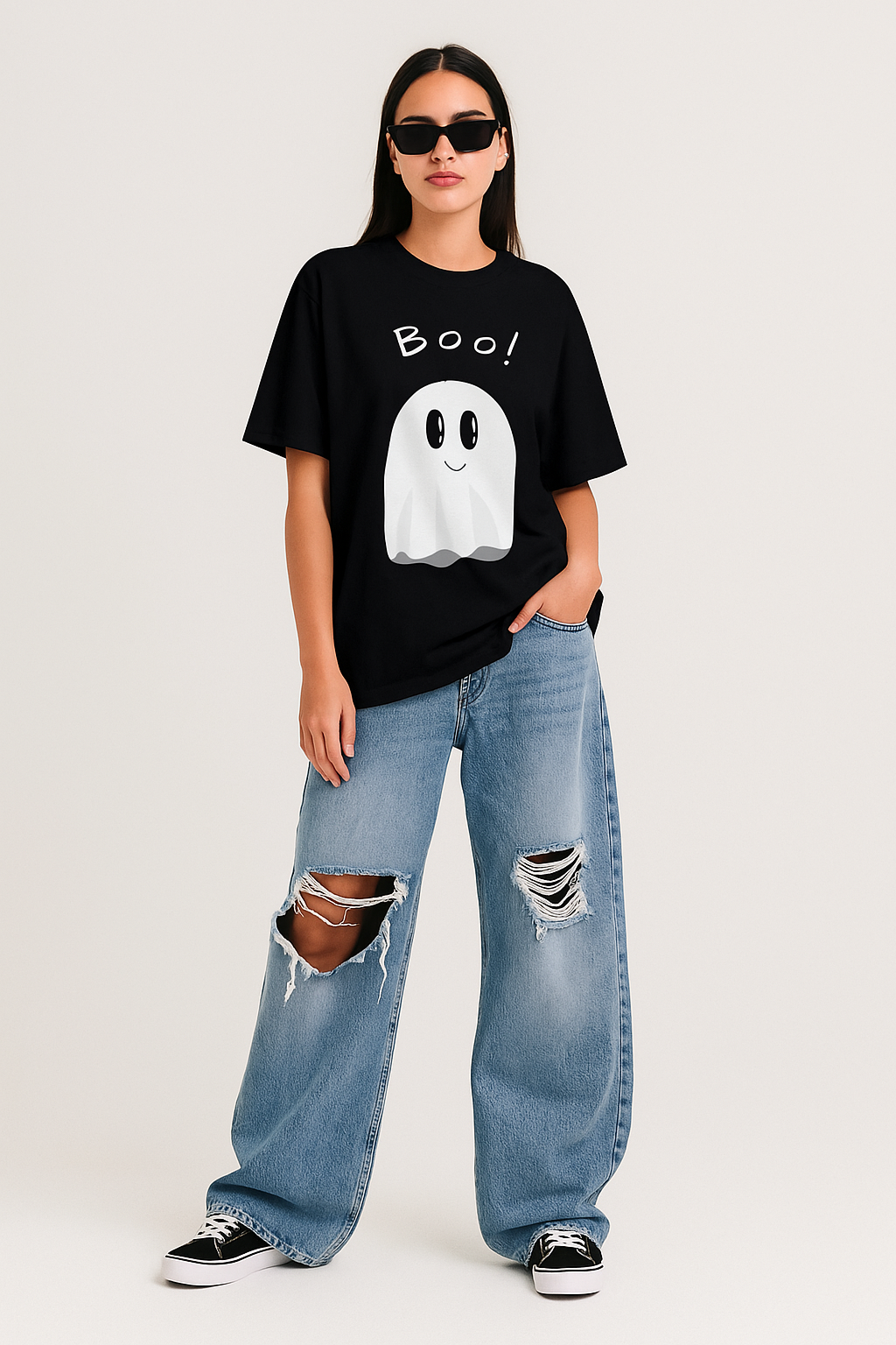 ZVRØ BOO! Oversized Unisex Tee