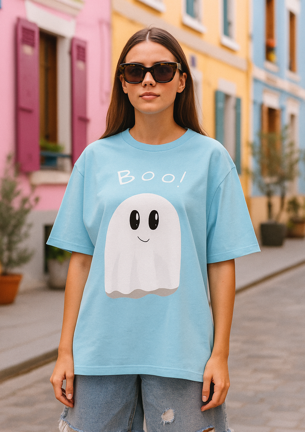 ZVRØ BOO! Oversized Unisex Tee