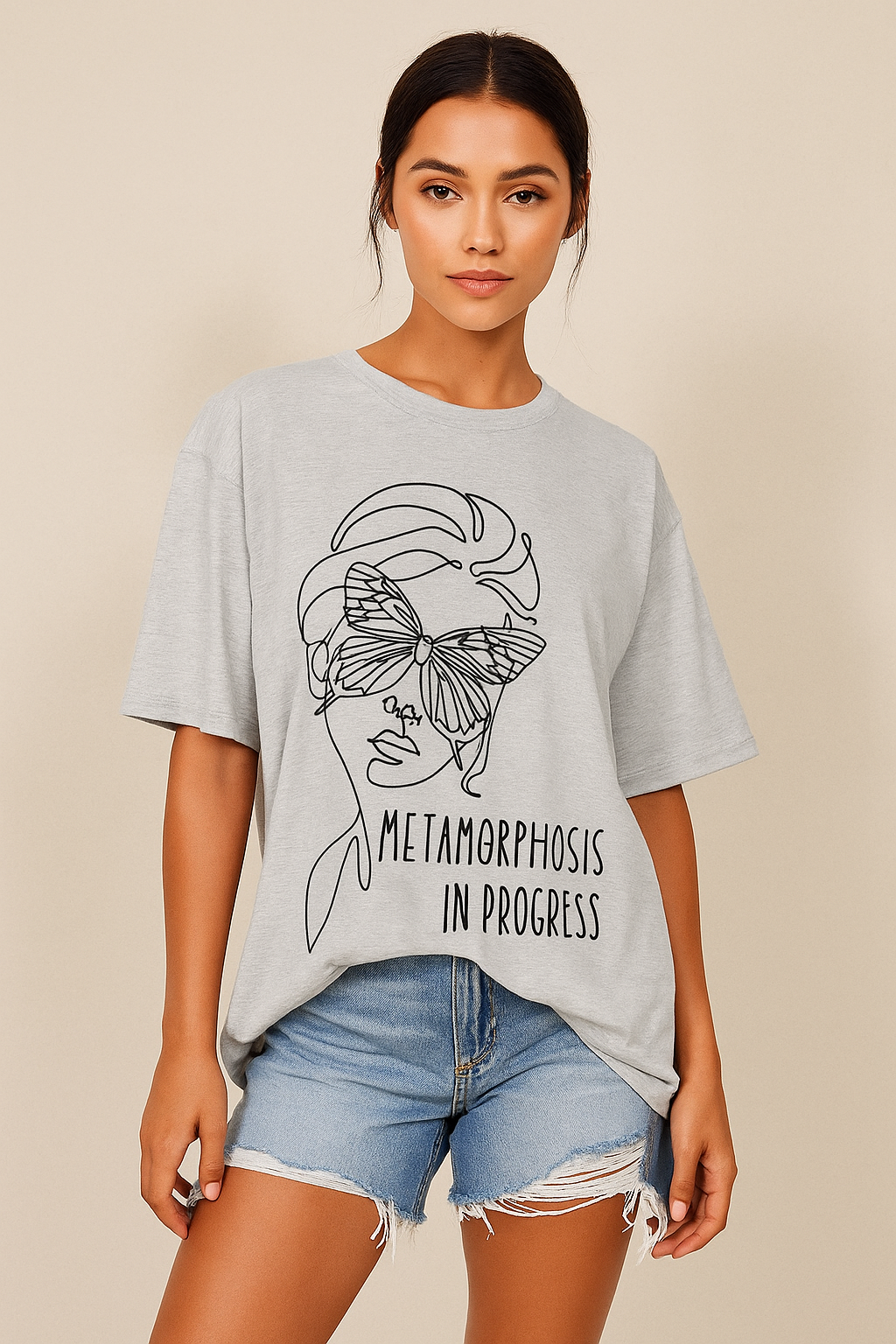 ZVRØ “Metamorphosis in Progress” Oversized Graphic Tee – Multiple Colors