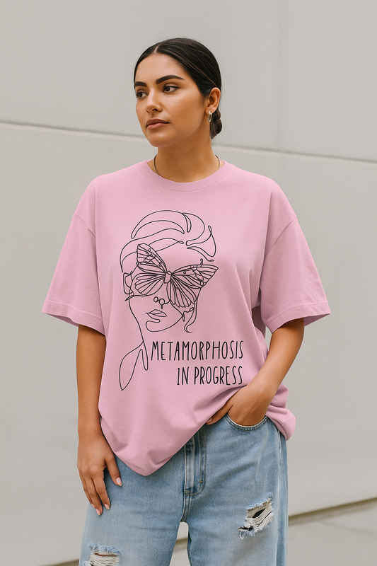 ZVRØ “Metamorphosis in Progress” Oversized Graphic Tee – Multiple Colors