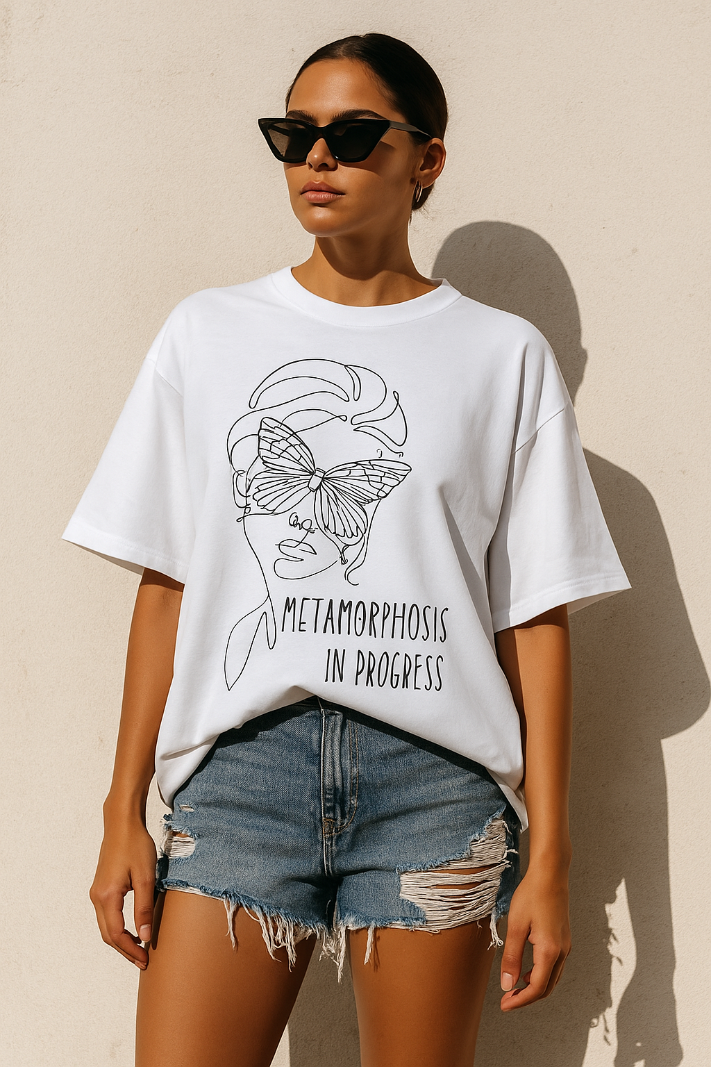 ZVRØ “Metamorphosis in Progress” Oversized Graphic Tee – Multiple Colors