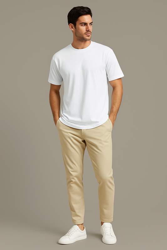 ZVRØ Unisex Stretch Cotton T-Shirt – Soft, Breathable & Everyday Perfect
