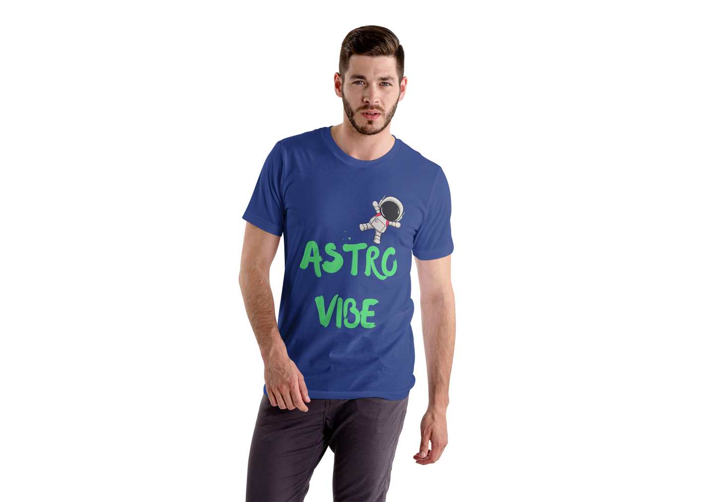 Cosmic Drift | ZVRØ Astronaut Tee | Unisex Classic Crew T-Shirt