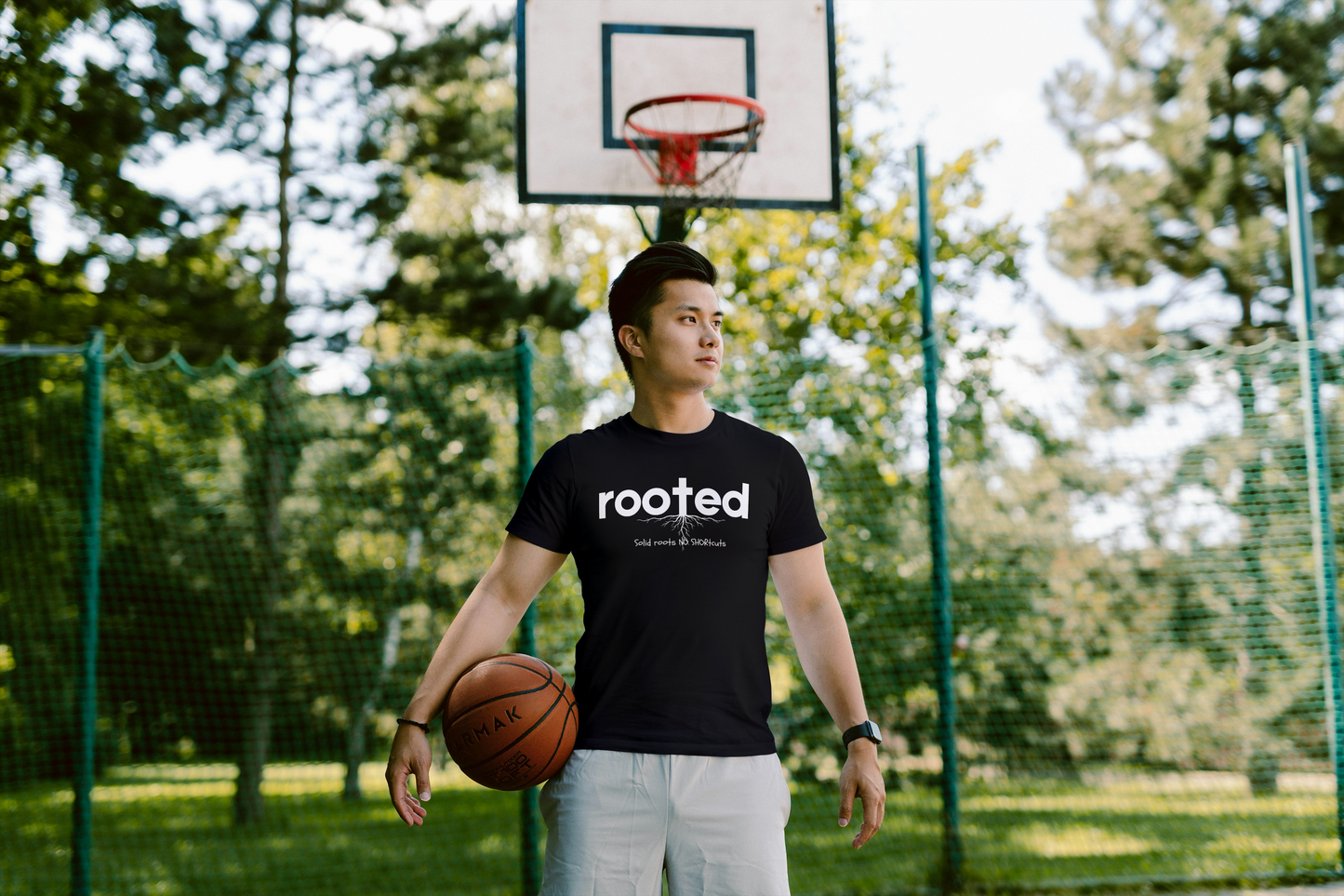 ZVRØ Rooted – Solid Roots. No Shortcuts. Premium Black Crew T-Shirt